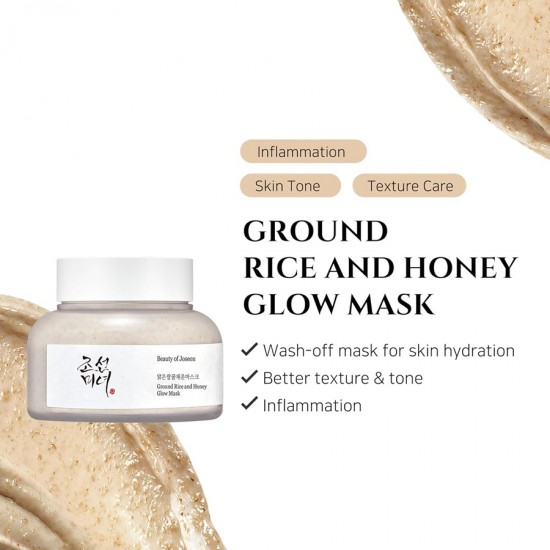 BEAUTY OF JOSEON - Ground Rice & Honey Glow Mask 150ml