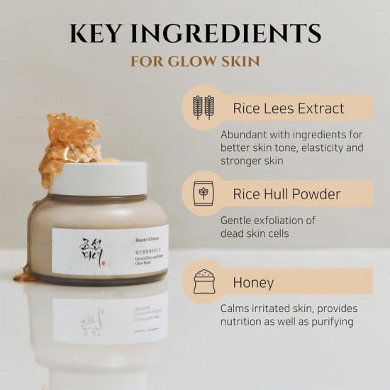 BEAUTY OF JOSEON - Ground Rice & Honey Glow Mask 150ml