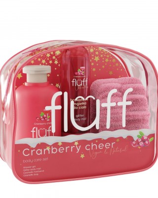 FLUFF Body Care Set - Cranberry Cheer 3pcs