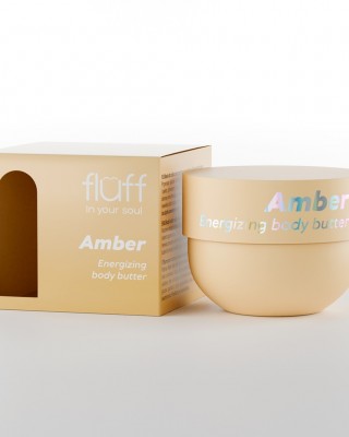 FLUFF Body Butter - Energizing Body Balm with Amber 150ml