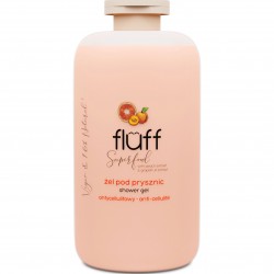 FLUFF Anti Cellulite Shower Gel - Peach &  Grapefruit 500ml