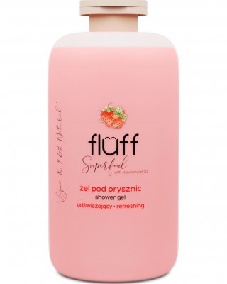 FLUFF Refreshing Shower Gel - Strawberry 500ml