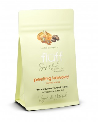 FLUFF Dry Body Peeling - Tangerine & Coffee 100gr